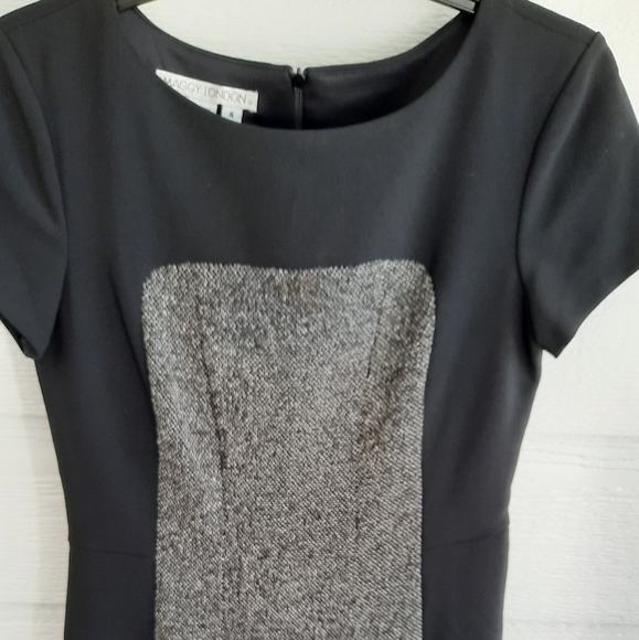Maggy London Blk/Gray Dress - Picture 9 of 11